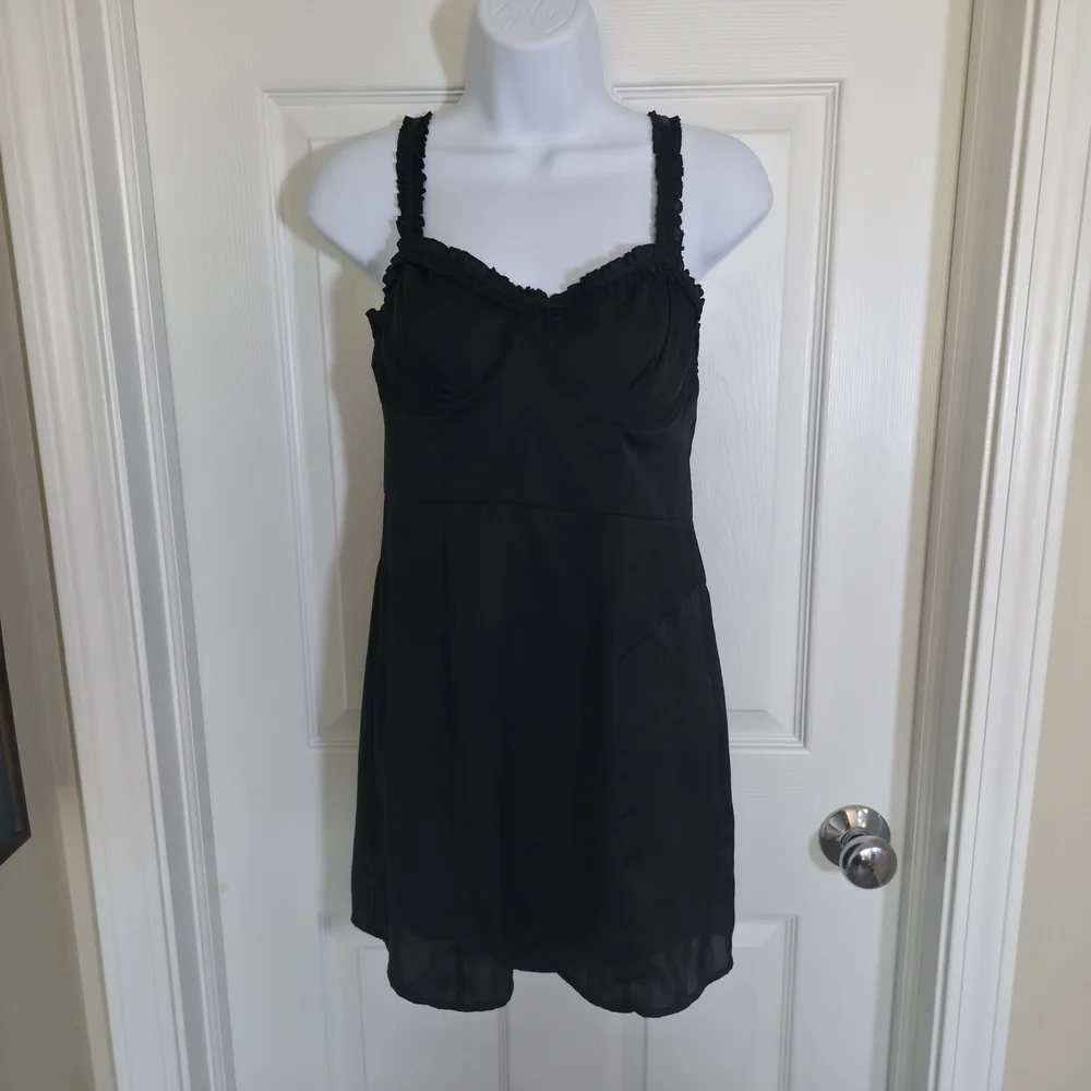 For Love & Lemons Jackpot Ruffle Mini Dress Medium - Picture 4 of 7